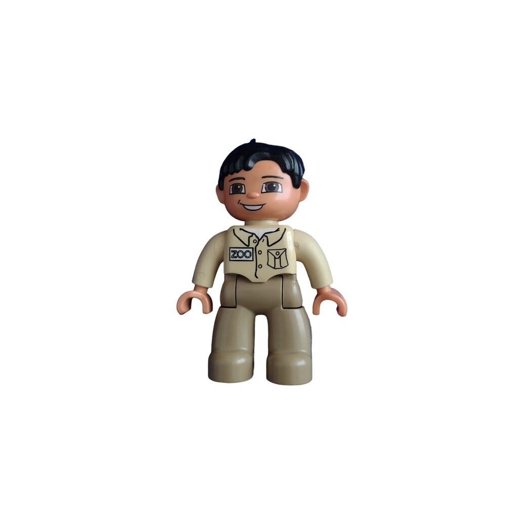 Lego Duplo Zoo Safari wild animal zookeeper mini figure #4968‎ Replacement